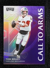 2020 Panini Playoff Call to Arms Purple Prizm Tom Brady #CA-1 00em