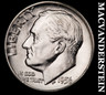 1956-D Silver Roosevelt Dime - Choice Gem Brilliant Unc Lustrous #M8421 Roosevelt