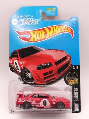 Hot Wheels Skyline GT-R R34 Nissan Jdm Need For Speed 