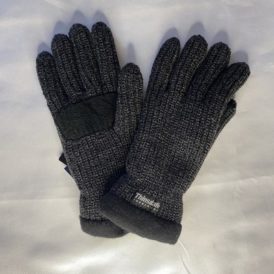 Men Black Knit Gloves Size L/ XL Sonoma New With Tag NWT