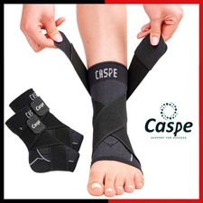 Caspe 2X Ankle Support Brace Compression Sleeve Socks Elastic Foot Pain Relief