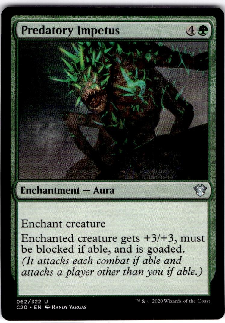 MTG Predatory Impetus Commander 2020 Uncommon #62