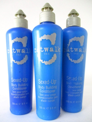 Tigi Catwalk Sexed Up Body Building Conditioner 8 oz (Pack of 3)