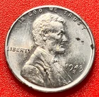 1943-S Lincoln Wheat Cent Penny GEM BU From an Original Bank Roll