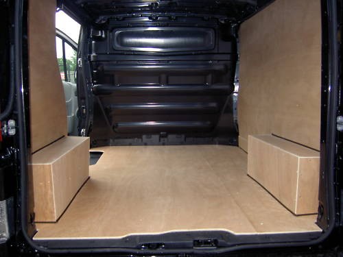Renault Trafic SWB Ply Lining Kit With Rubber Floor Matting, For Vans 2002-2014 - Picture 2 of 4