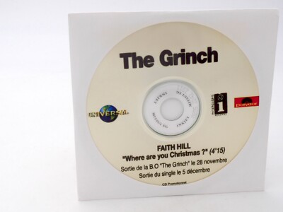 CD R PROMO SINGLE - B.O.F THE GRINCH - FAITH HILL