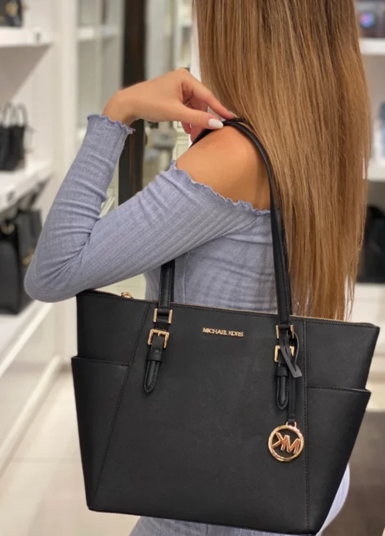 Michael Kors Charlotte Large Logo Zip tote 