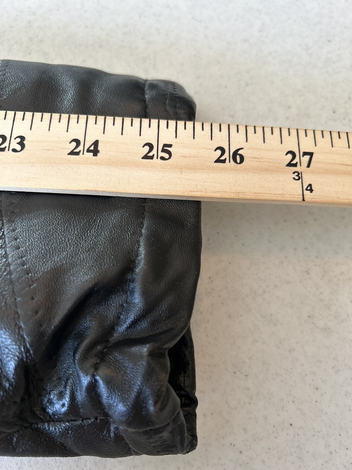 Legacy Patchwork Embossed Leather Coat Mens XL Bl… - image 7