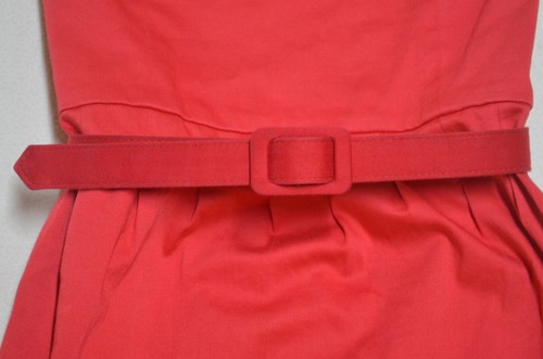 Minkpink Womens Red Strapless Sweetheart Neckline Cocktail Mid Length Dress Sz 8 - Picture 7 of 12