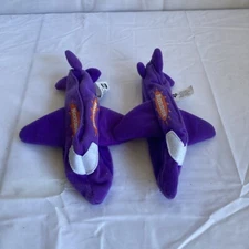 2 Nickelodeon Airplane Purple Plush with Pocket 1999 Burger King Kids Meal Toy