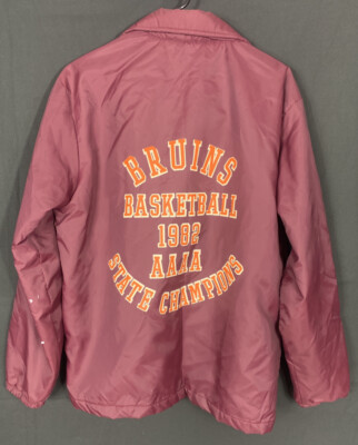  Vintage High School Basketball Jacket  Medium Orangeburg Wilkinson SC 1980s 