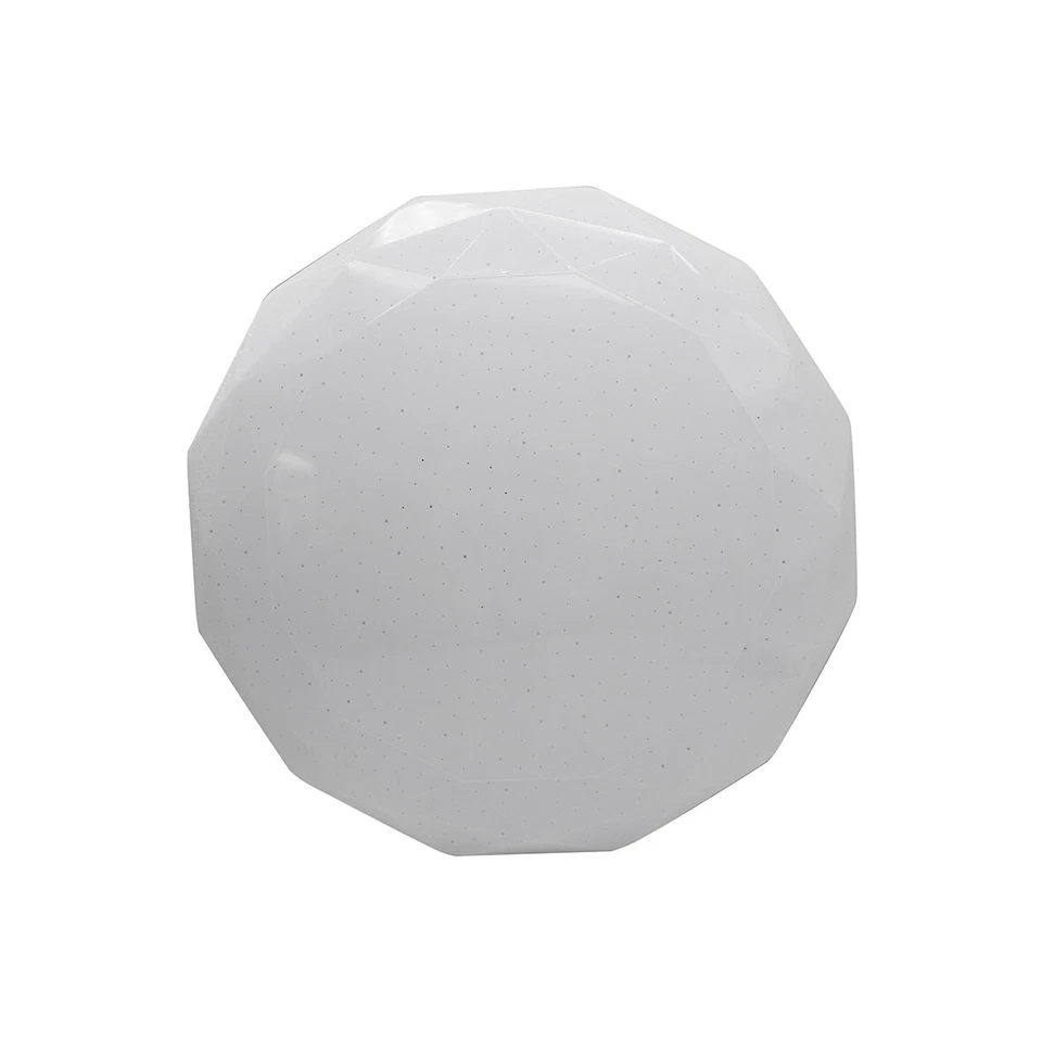 PLAFONIERA ROTONDA POLIGONALE A LED 48W EFFETTO STELLATO DIAMETRO 490 MM SILAMP - Immagine 3 di 4