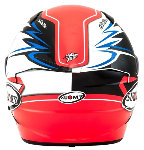 Casco Moto Integral Fibra Suomy Speedstar Graphic Zerofour Matt Red Dovi TG XL - Imagen 3 de 4
