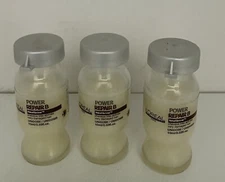 LOREAL POWER REPAIR B NEOFIBRINE Damaged Hair Treatment 0.33 oz Lot Of 3