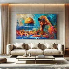Islamic Wall Art Framed Mosque Painting Arabic Wall Art Religious Decor