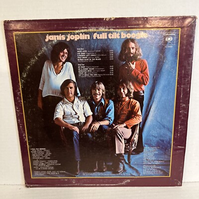 Janis Joplin - Pearl 1971 Vinyl LP Album Columbia Records Pitman