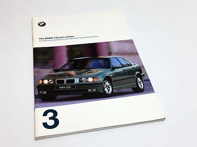 1998 BMW 3-Series 318i 328i Sedan E36 Brochure | eBay