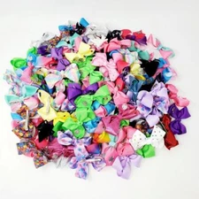 JoJo Siwa Hair Bows - Lot of 100 New Loose Birthday Party Favors (inv:A26)