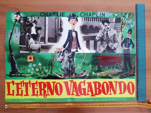 FOTOBUSTA LOBBY CARD L'ETERNO VAGABONDO CHARLIE CHAPLIN POLVERE DI STELLE SORDI - Picture 5 of 17