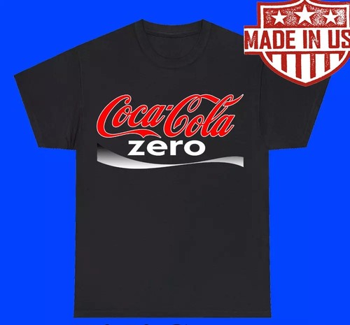 Coca Cola Zero Men's Black Size S to 5XL T-Shirt - Picture 3 of 7
