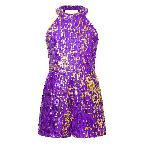 Kids Girls Sleeveless Jumpsuit Pageant Integrated Party Siamese One-Piece Suit - Picture 31 of 44