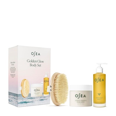 Clean & Cruelty-Free Body Care Set: Hydrating Oil, Polish & Eco-Friendly Brush