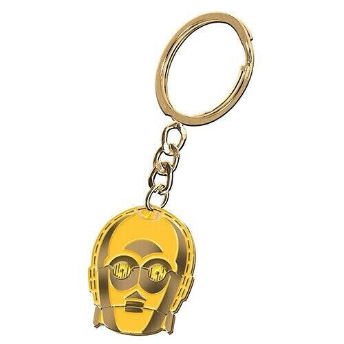 Star Wars C-3PO Metal Keyring Keychain Lucas films Disney movie