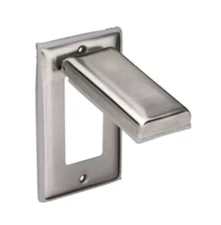 Marinco 7879CR-FI GFCI Stainless Steel Cover with Lift Lid 
