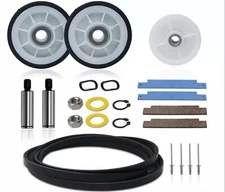 Maytag MDE9316AYW MDE3000AYW MDE9206AYW Dryer Roller Belt Pulley Repair Kit