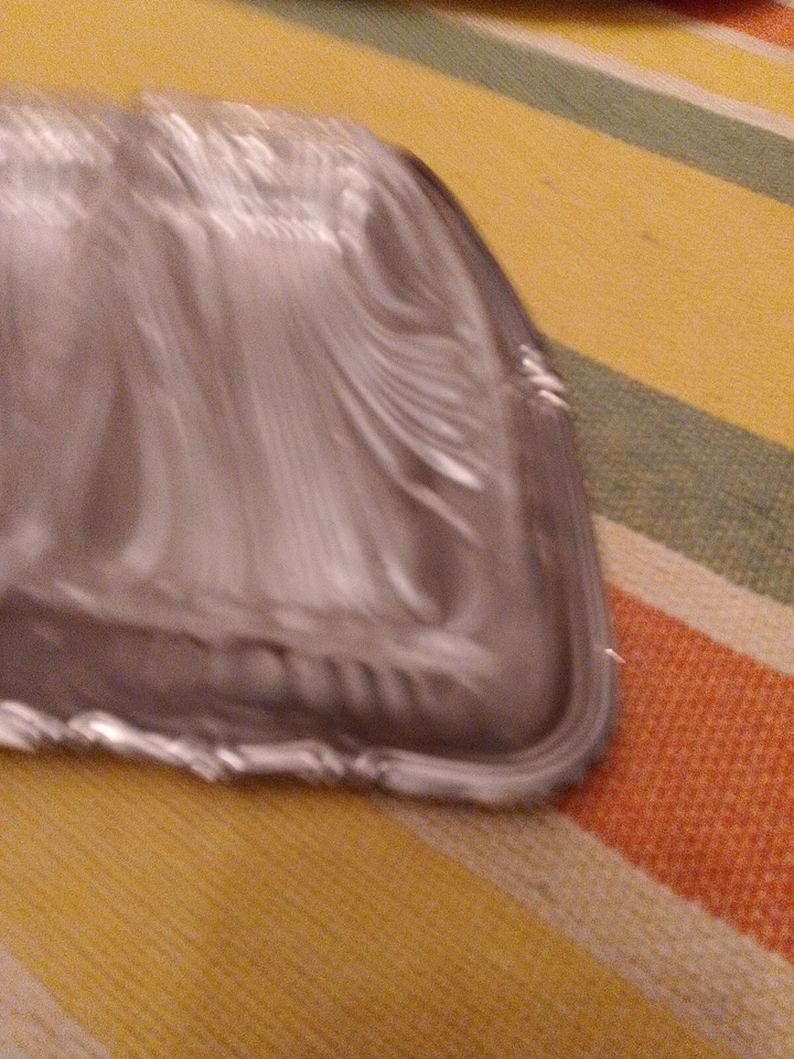 Vassoio Mepra Inox Con Tre Vassoi Cristallo Sagomati - Immagine 3 di 4