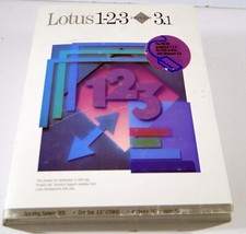 Lotus 123 Release 3.1 for DOS or Win 3.0 - Vintage Manuals, Reference Books