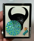 Collectible Estée Lauder Taurus Zodiac Enamel Rhinestones Compact Mirror Cd57