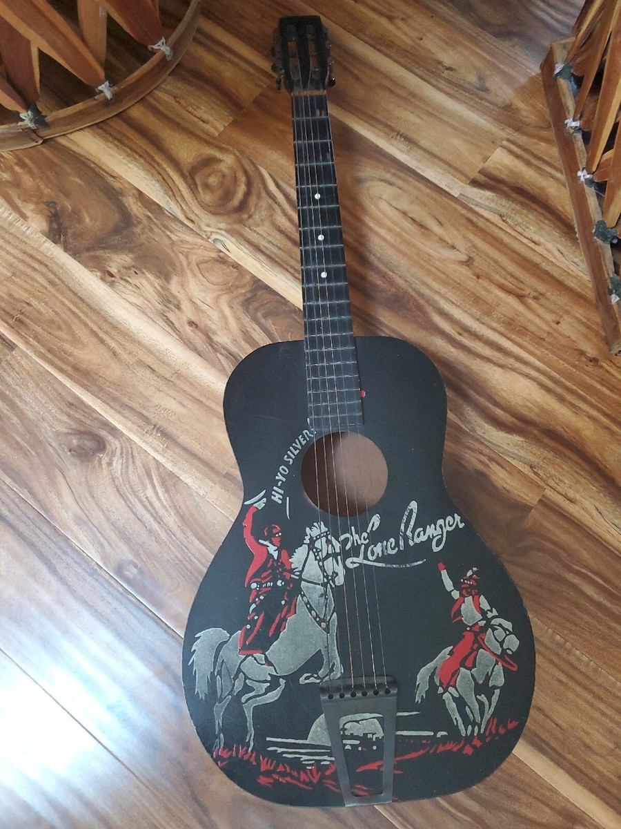 Vintage Hi-yo Silver The Lone Ranger Guitar | eBay