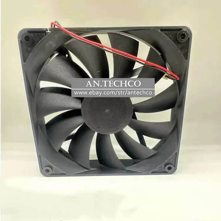POWERYEAR PY-13525H12S DC12V 0.48A 135*135*25MM 13.5CM 2Pin Cooling Fan - Bild 2 von 2