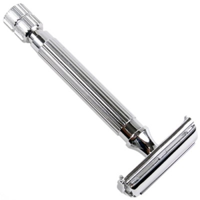 Parker Heavyweight 82R Double Edge Safety Razor Butterfly Open (TTO) & 5 Blades