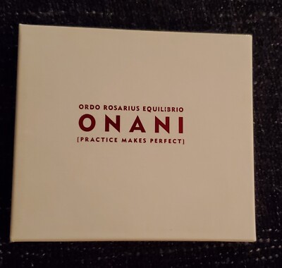 Ordo Rosarius Equilibrio O N A N I Box-set CD/DVD ffo Spiritual Front Roma amor