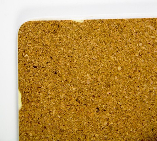 Glazed Ceramic Tile Coaster Great Horned Owl Transfer Pattern 3.75" Square Cork - Picture 4 of 4