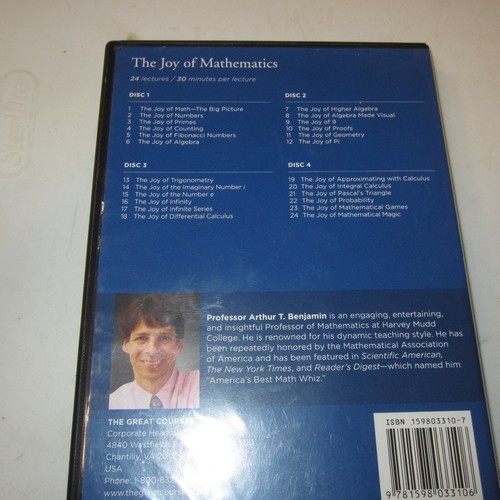 The Power of Mathematical Thinking 4 DVDs free shipping - Picture 2 of 2