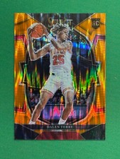 2022-23 Panini Select Basketball Orange Flash Prizms Parallel #89 Dalen Terry RC