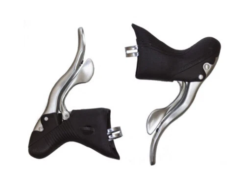 Leve del cambio Campagnolo argento per biciclette