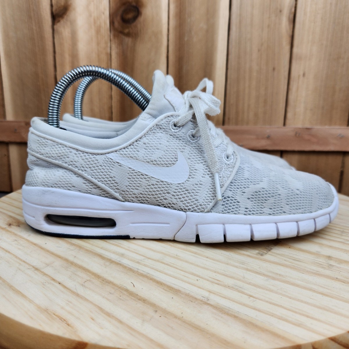 Nike SB Stefan Janoski Air Max Mens White Mesh Skateboard