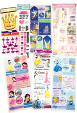    DISNEY PRINCESS LOT   STICKER SHEETS  EMBELLISHMENTS SandyLion ekSuccess   