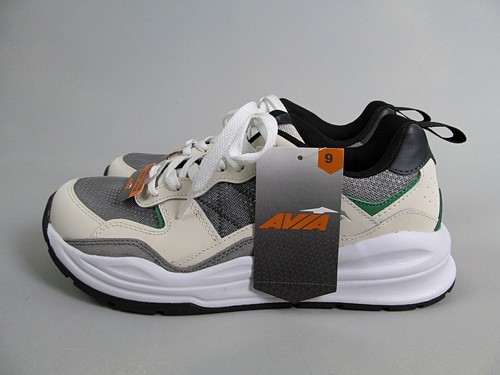 Avia Retro Walker Mens 9 Walking Athletic Shoes Breathable Mesh Leather New NWT - Picture 2 of 11