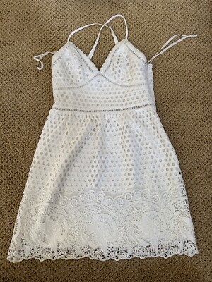abercrombie fitch White Dress Preowned Size S | eBay abercrombie fitch White Dress Preowned Size S | eBay
