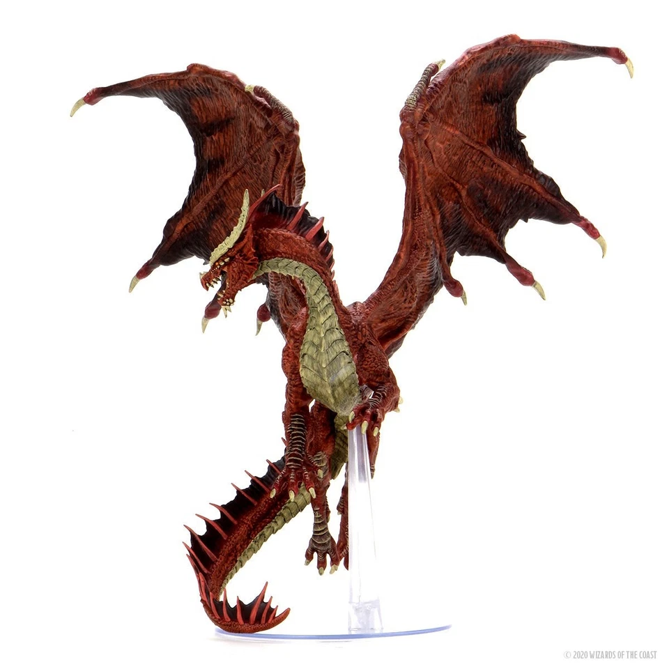 D&D Icons of The Realms: Adult Red Dragon Premium Figure | WizKids - Image 4 of 4