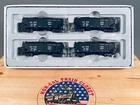4-Car HO Athearn 79511 34' 2-Bay Hoppers Different Numbers w/KDs & MWs Lot #Y176