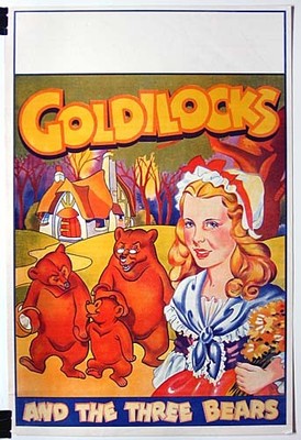Original 1930s British Advertising Poster - Goldilocks