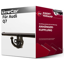Für Audi Q7 Typ 4MB/ 4MG (TowCar) Anhängerkupplung horizontal abnehmbar neu