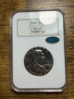 1962 Franklin Half Dollar Gem Proof NGC PF66 CAC Old Fatty Holder Toned