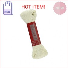 Sashiko Thread JUMBO Skein, 100 meters - Color 102 "Natural" - Japanese Quiltin